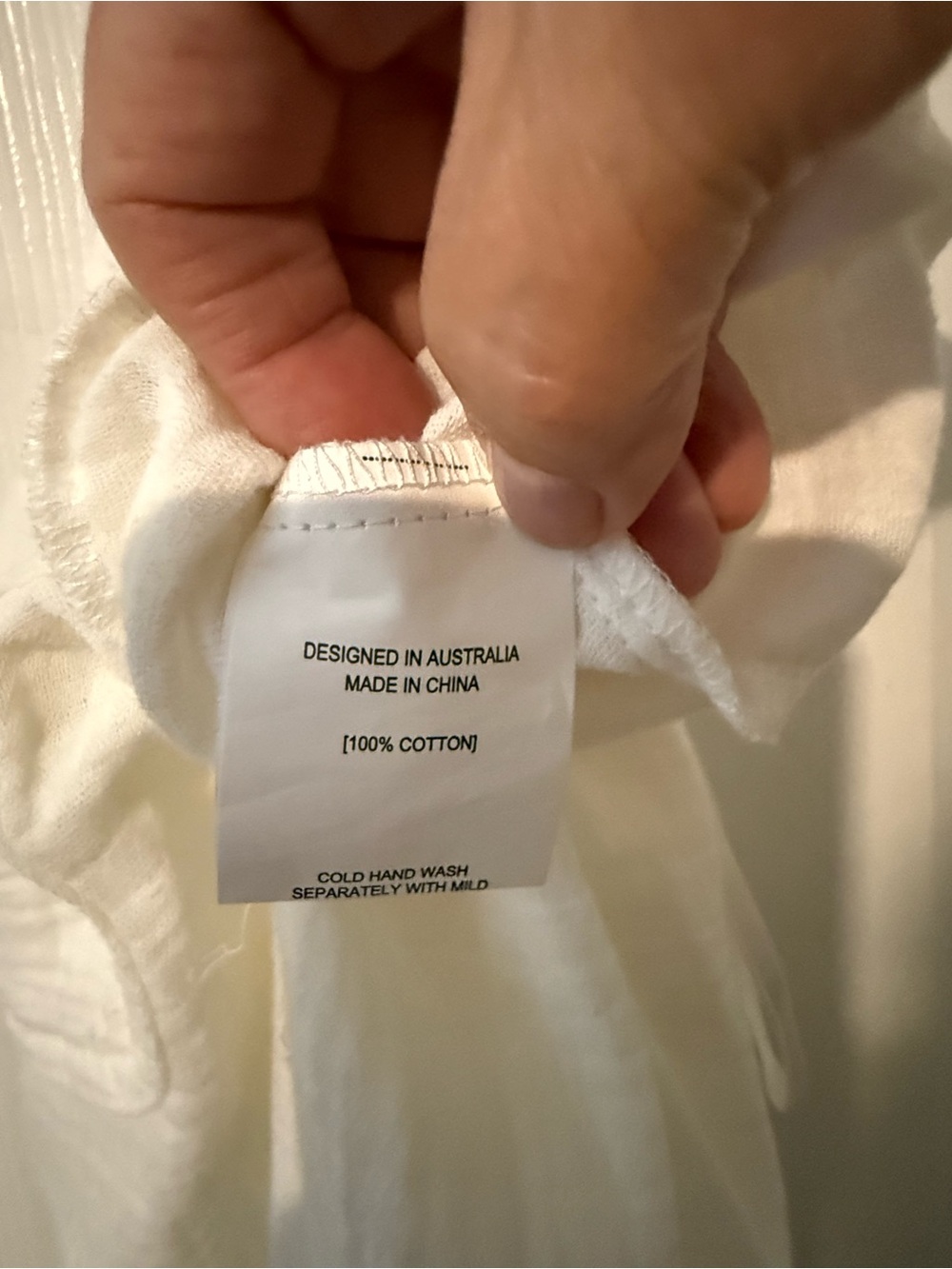 White Gauze Wide-Leg Pull-On Pants never worn New without tags. - Picture 4 of 6
